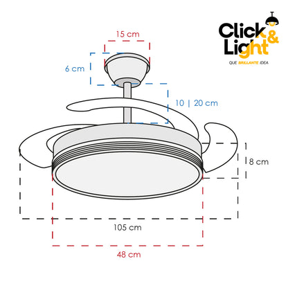 Vista isométrica del Airtek contemporáneo blanco