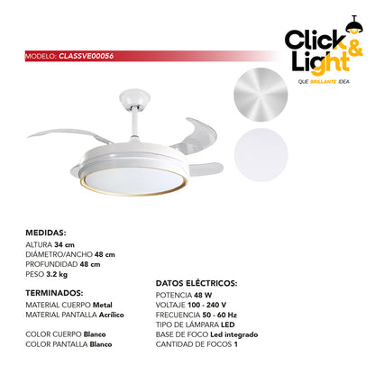 Ventilador Aeru Estilo Contemporáneo