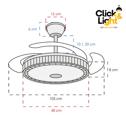 Ventilador Sori Estilo Contemporáneo