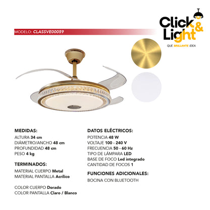 Ventilador Sori Estilo Contemporáneo