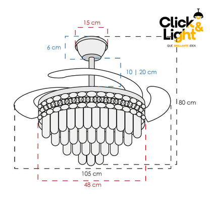 Ventilador Mauro Estilo Clásico