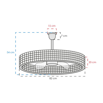 Ventilador Estilo Contemporáneo
