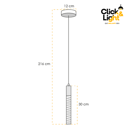 COLGANTE LERON LED MODERNO