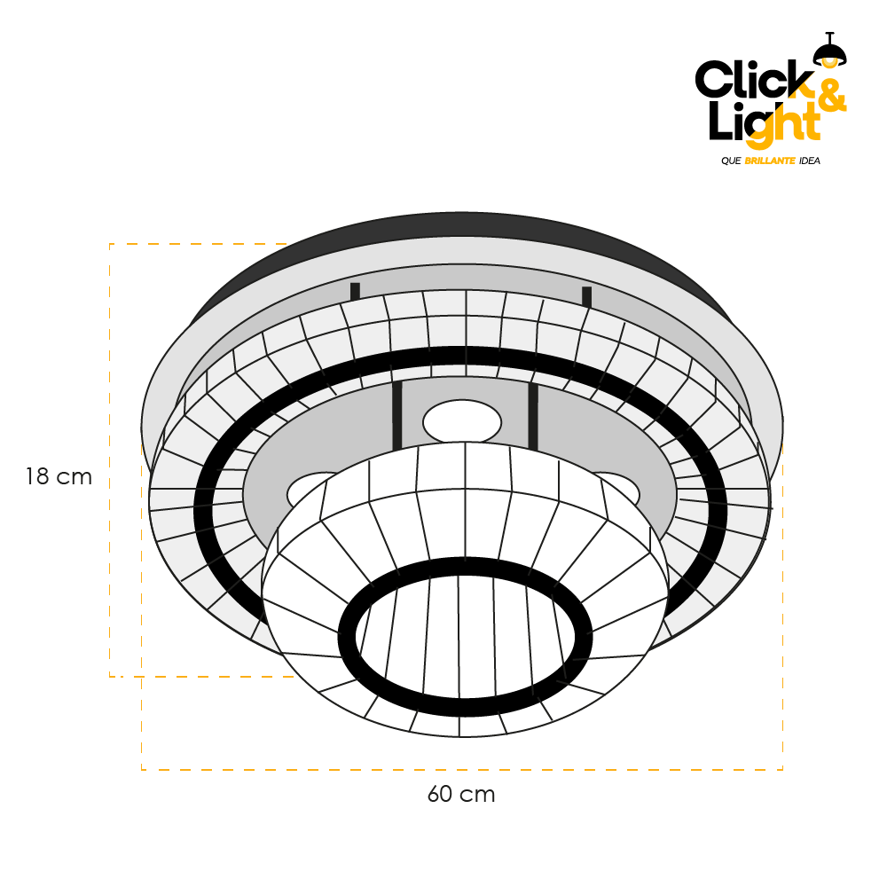 PLAFON LED MARINA ESTILO MODERNO