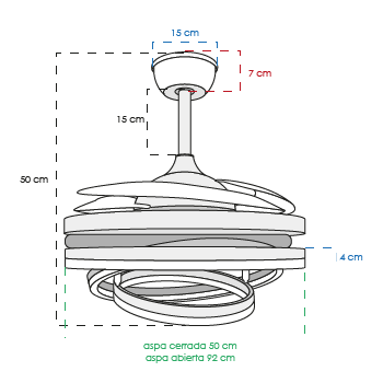 VENTILADOR DE TECHO NICOL