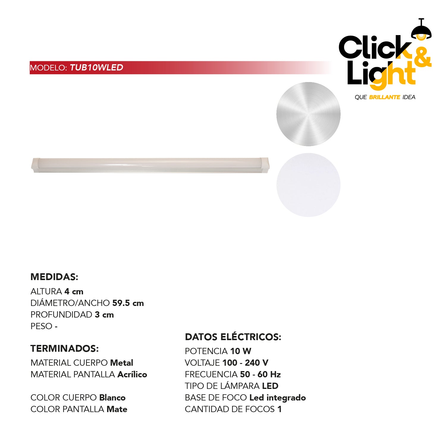 Plafón Alba Estilo Contemporáneo
