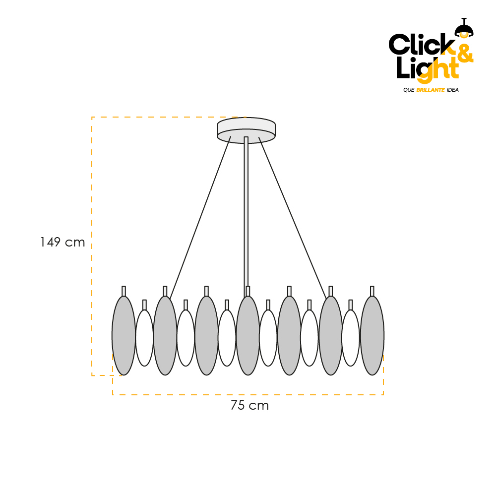 LAMPARA COLGANTE RAY