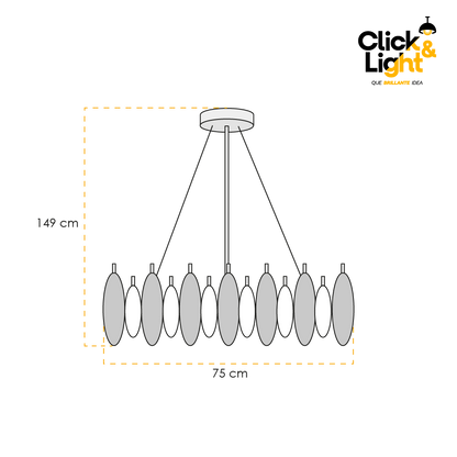 LAMPARA COLGANTE RAY