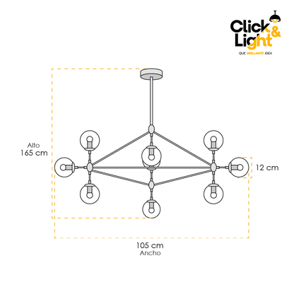 LÁMPARA DE TECHO CARTAGENA